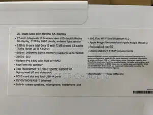 New Desktop Computer Apple iMac 16GB Intel Core I7 SSD 512GB