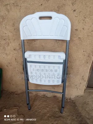 Foldable Metal Leg Plastic Chair