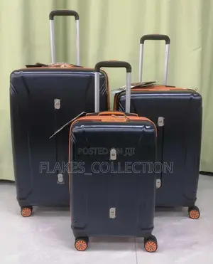Set of 3 Polypropylene Rubber Luggage Box