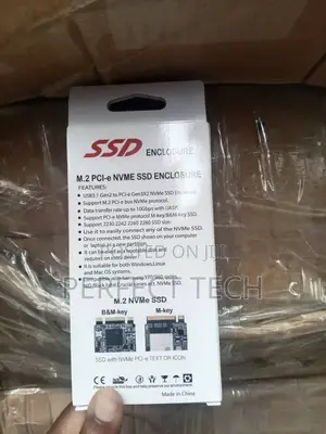 SSD Enclosure USB C External, 10gbps M.2 Nvme To USB Adapter