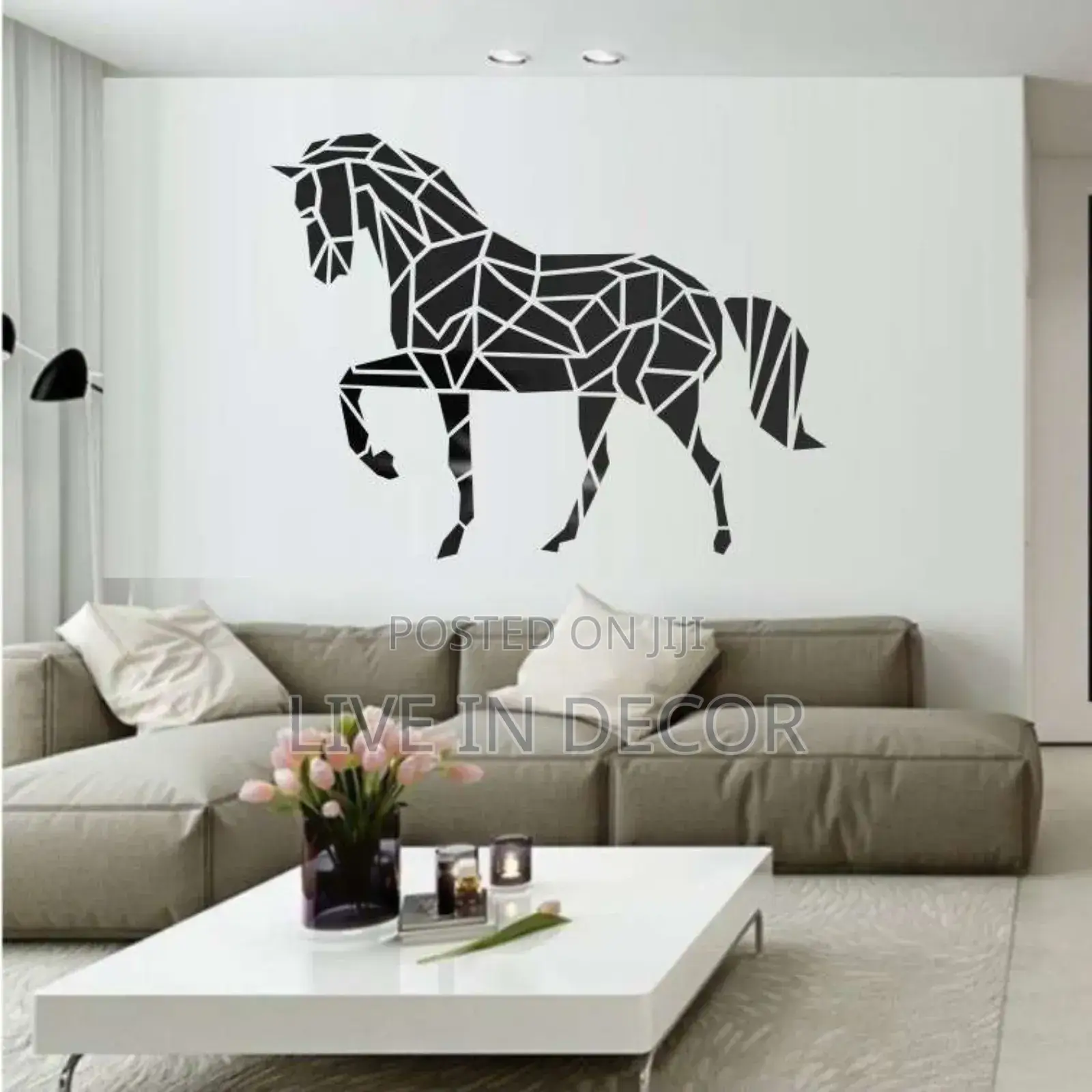 Acrylic Horse Sticker