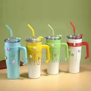 Fashion Mug With Straw