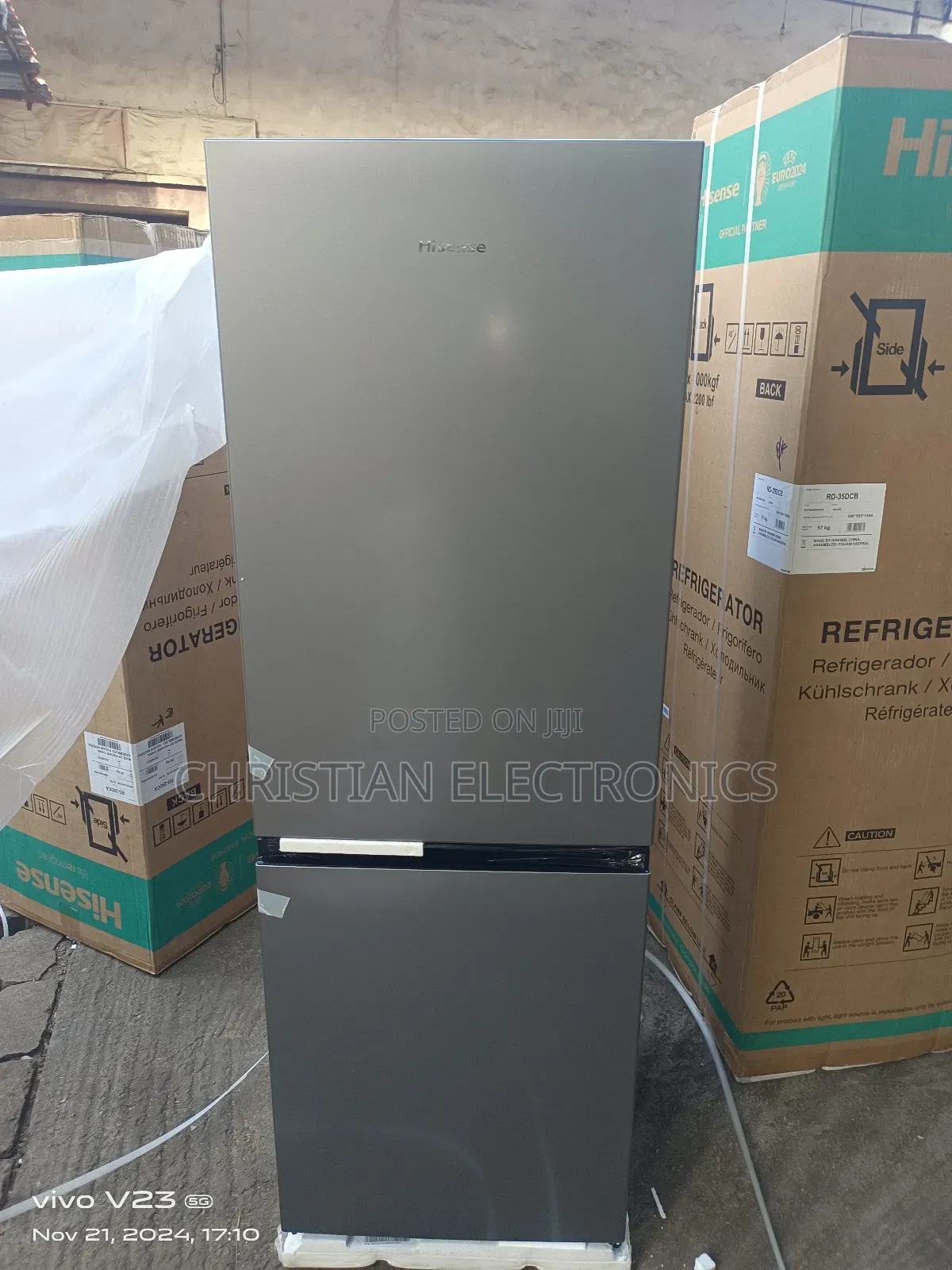 Hisense 29dca Refrigerator Bottom Freezer 225L