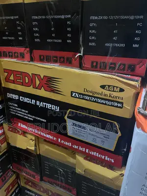 Solar Gel Battery 150ah Zedix