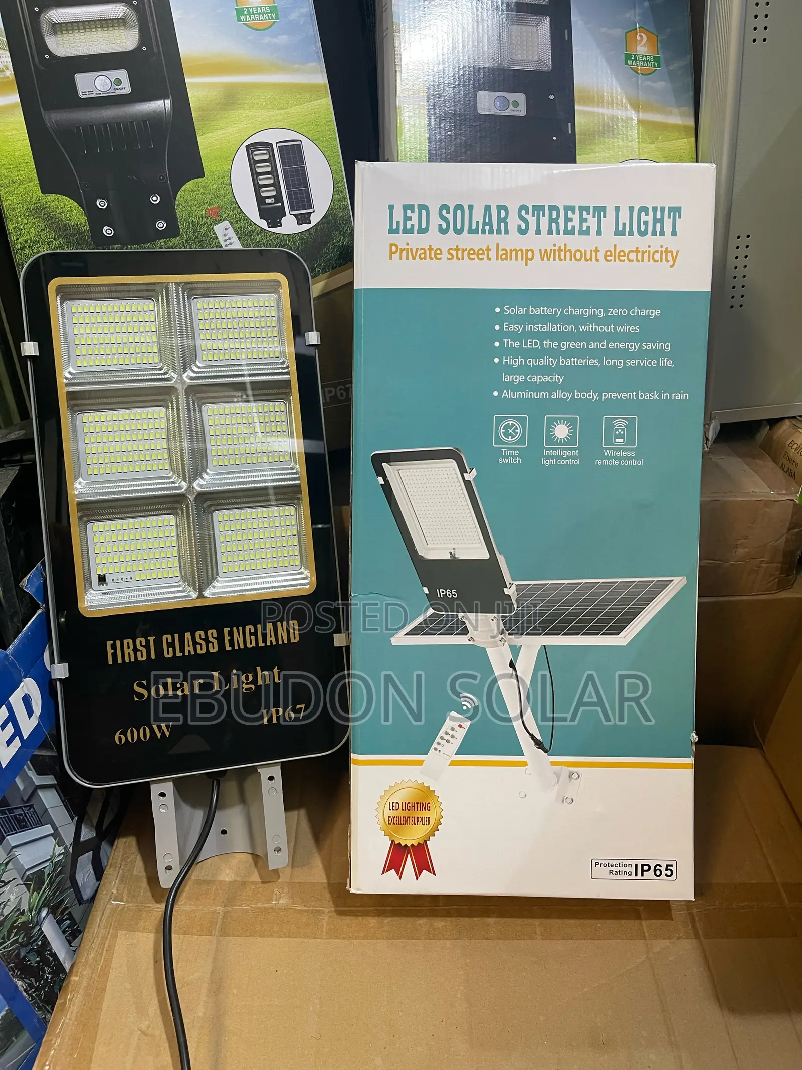 Solar Light With Separate Panel 600watts