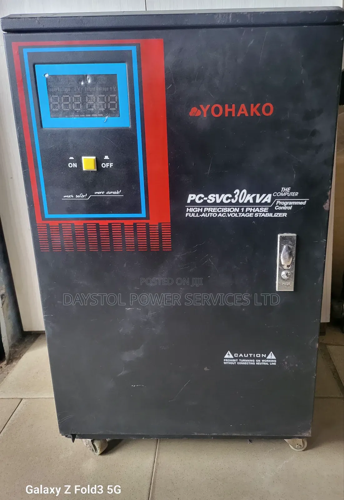 30kva Servo Central Stabilizer With Digital Screen