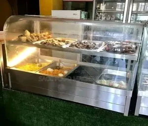 4/8 Plates Curved Glass Foreign Bain Marie