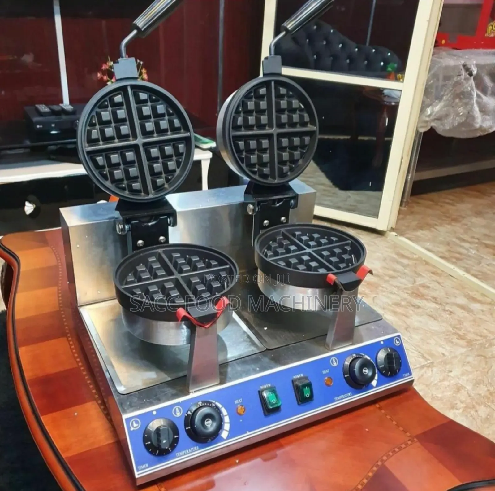 Rotary Waffle Baker (Double)