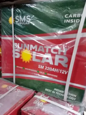 SMS Tubular Battery 220ah 12V