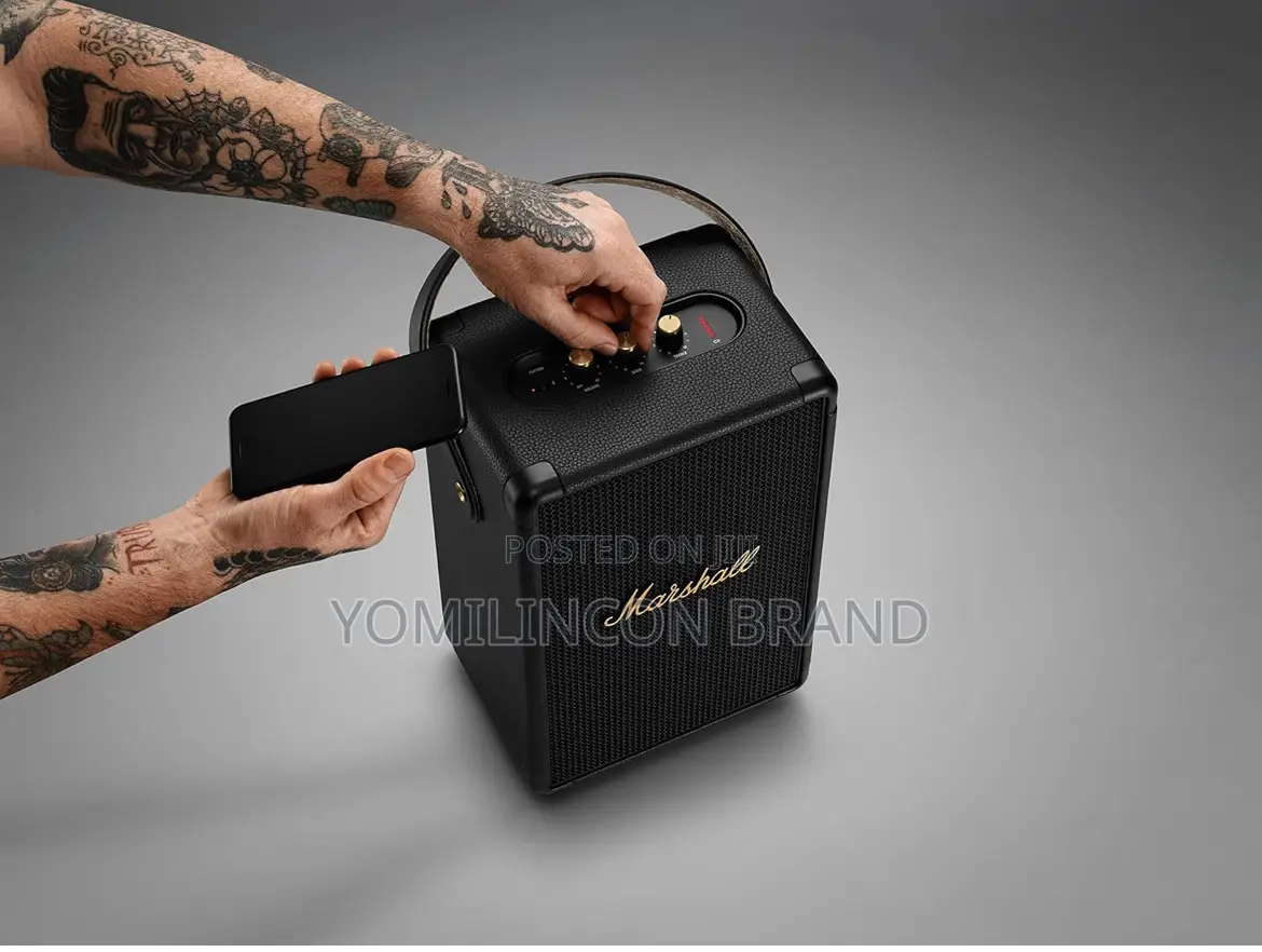 Marshall Tufton Portable Bluetooth Speaker, Black