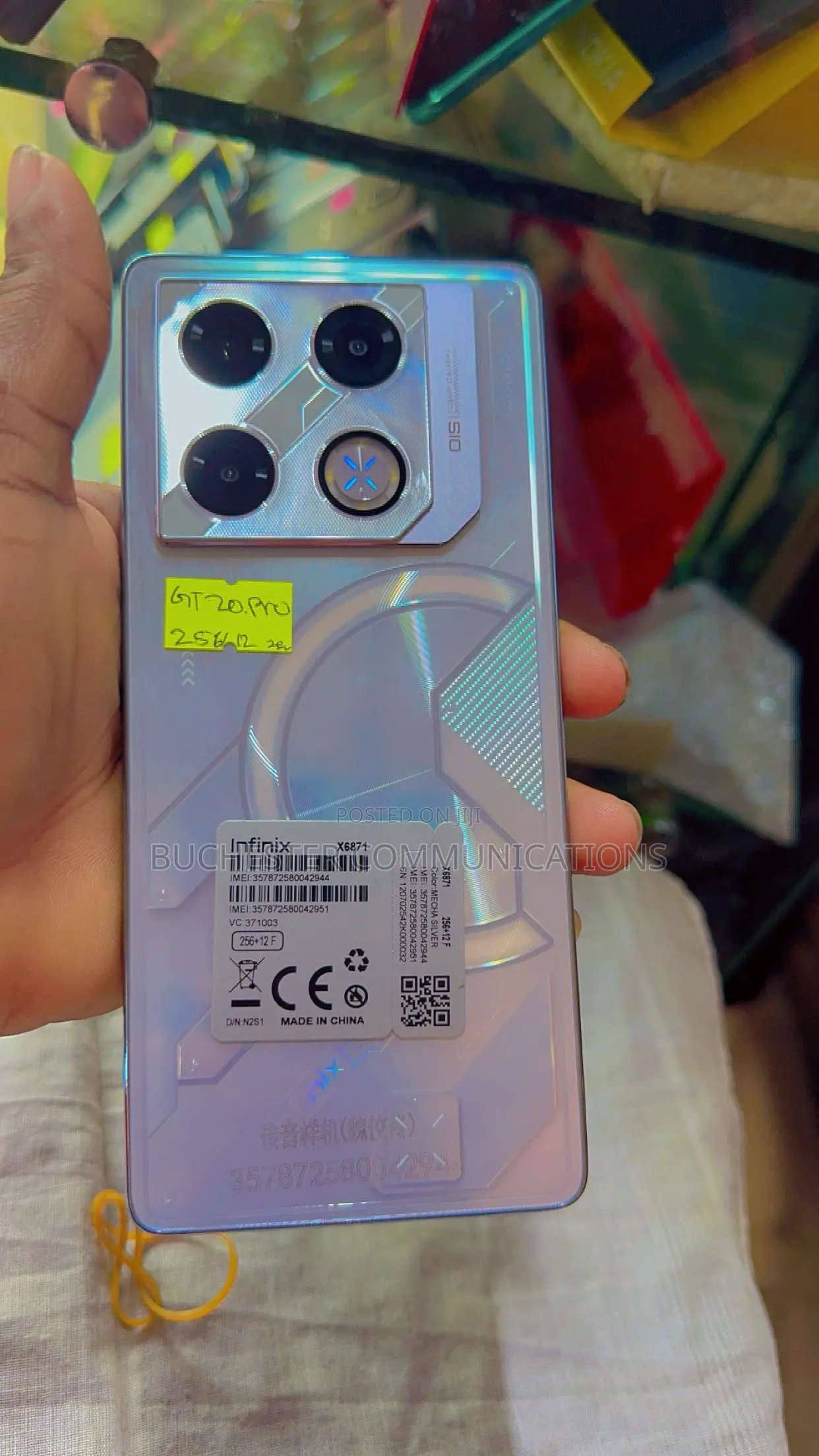 Infinix GT 20 Pro 12 GB Black