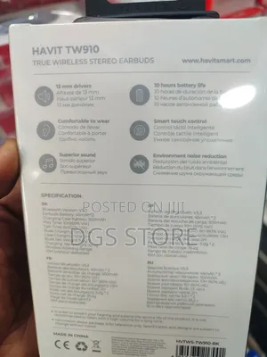 Havit Tw910 Bluetooth Earbuds