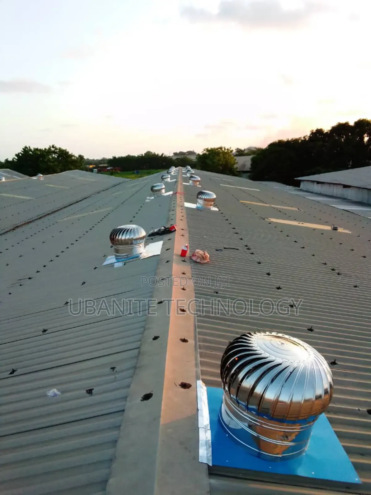 Wind Drive Ventilation Fan