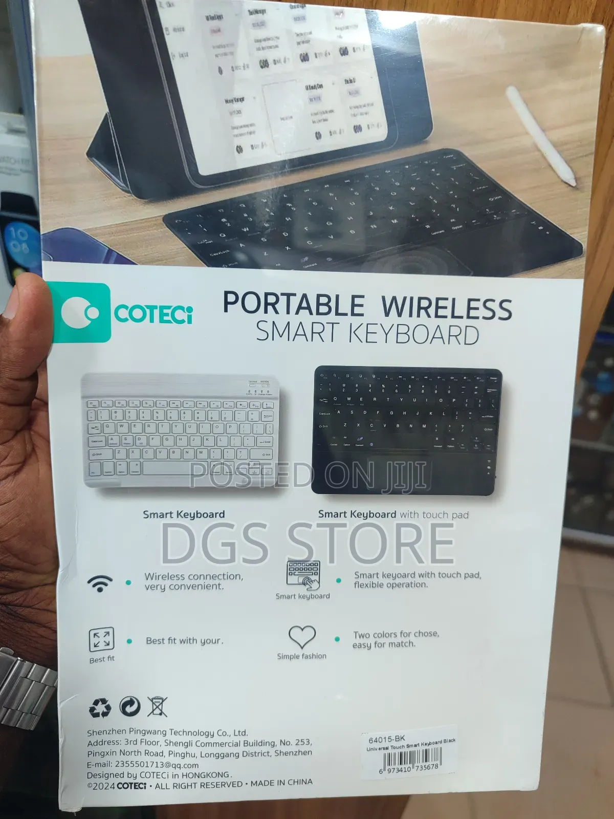 Coteci Universal Wireless Smart Keyboard