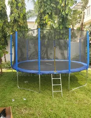 Trampoline With Safety Net