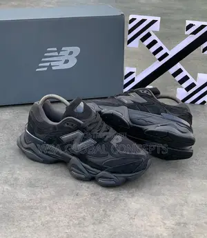 New Balance 9060 Triple Suede Black Sneakers
