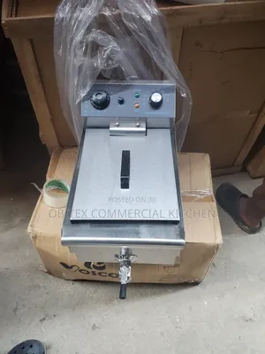 Commercial Electric Single Big Deep Fryer With Tap Is Available 4sales