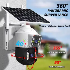 4G SIM Card Solar Camera Wifi IP Camera 8 Megapixel CCTV