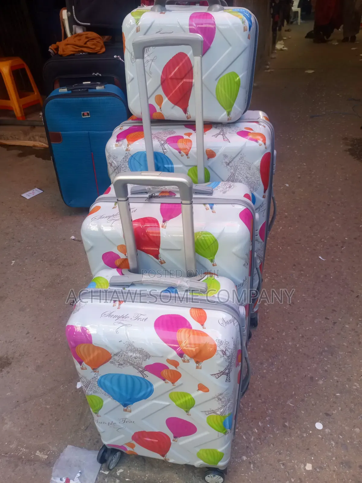 Set of 4 Balloon Plastic Box