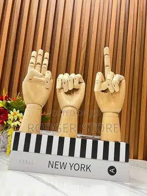 Wooden Hand Decor