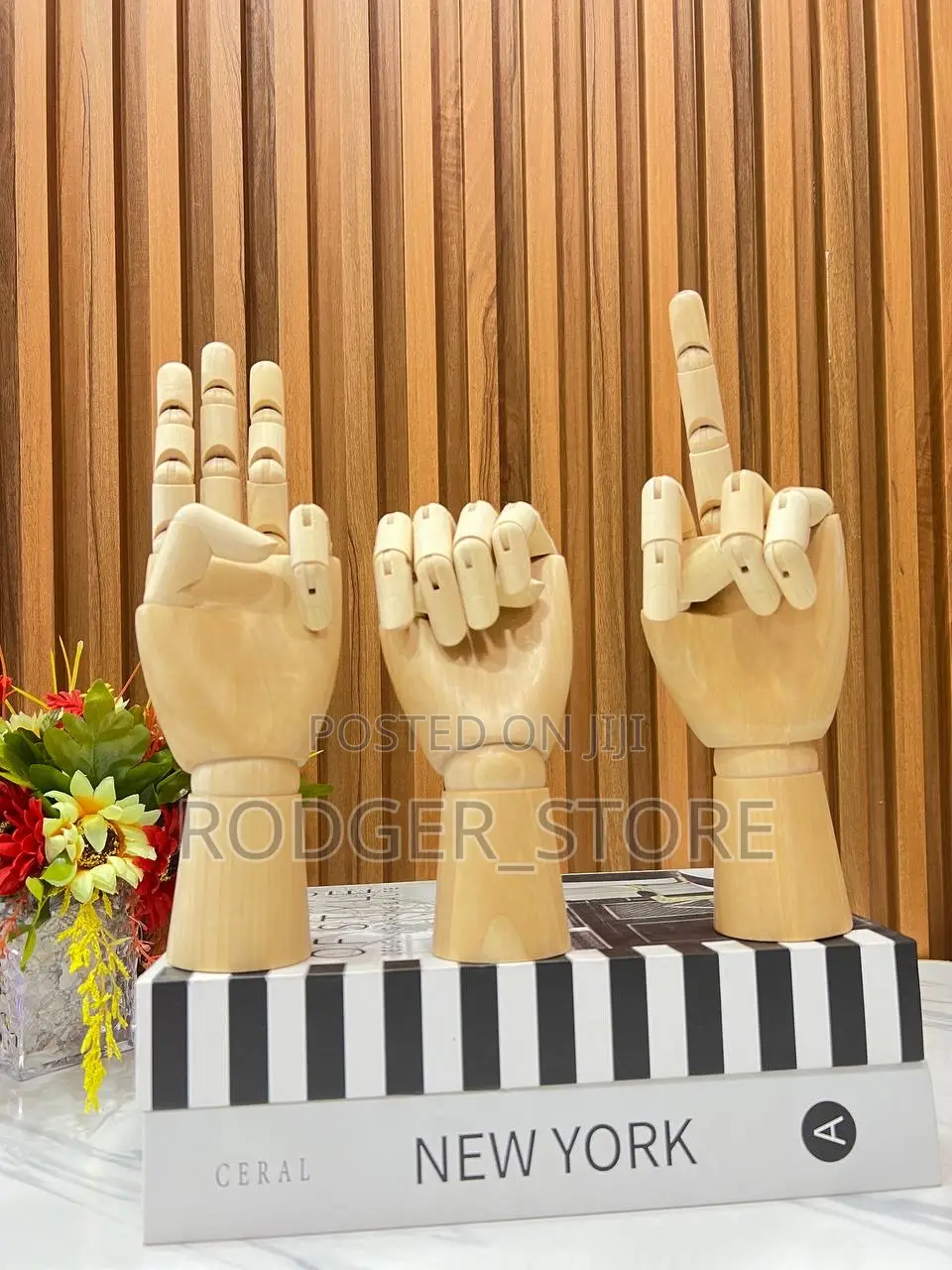 Wooden Hand Decor