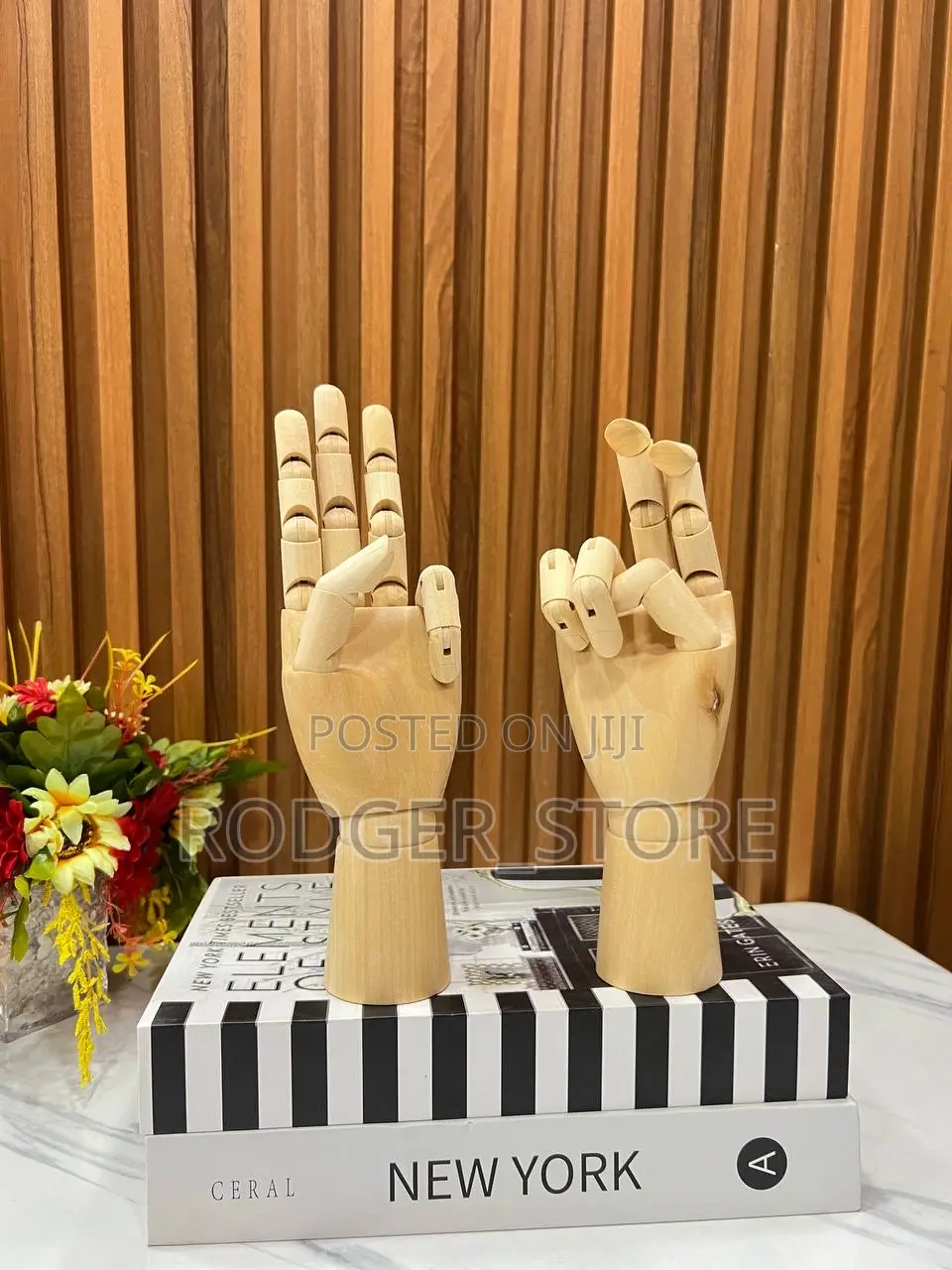 Wooden Hand Decor