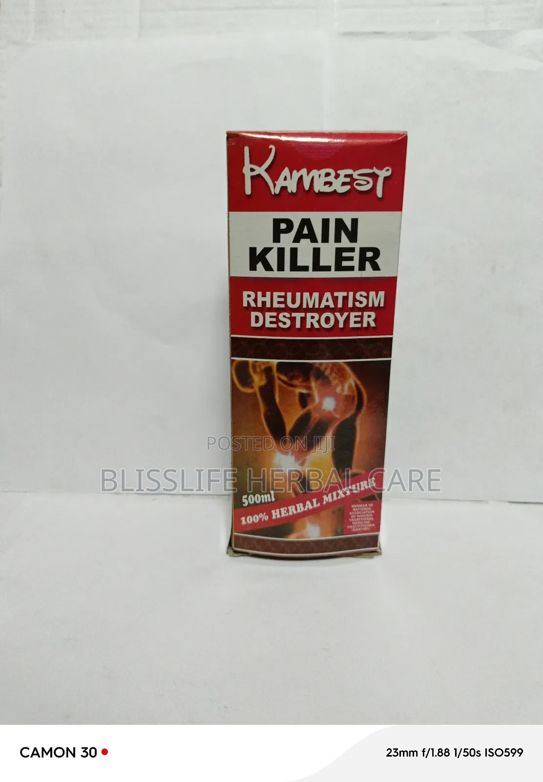 Rheumatism Destroyer Pain Killer Herbal Liquid Kambest