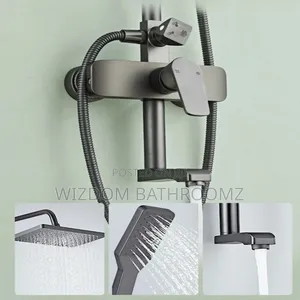 Black Executive Shower Set
