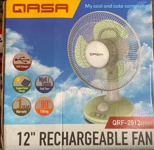 12inches Rechargeable Qasa Table Fan