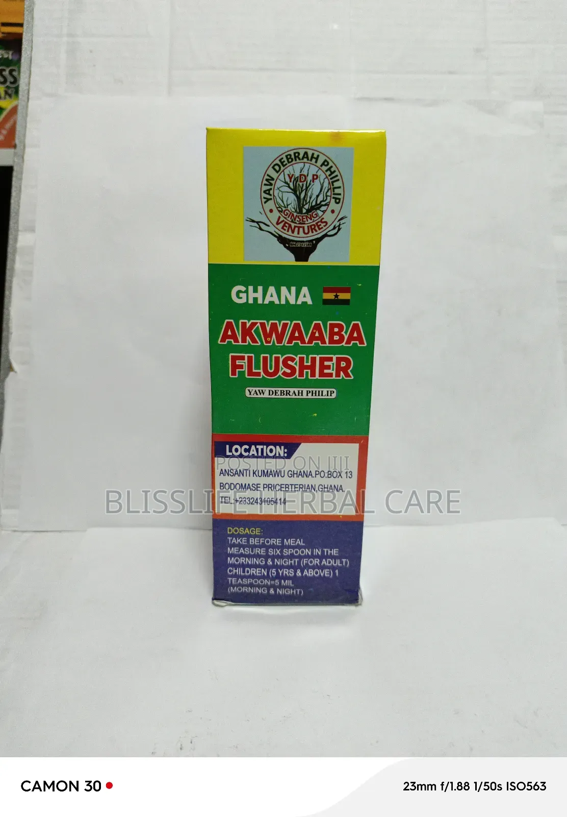 Akwaaba Ghana Herbal Flusher