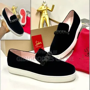 Louboutin Suede Loafers With Rope