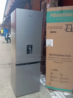 New Hisense Bottom Freezer Double Door Fridge (264L) Silver