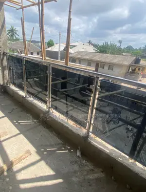Balcony Stainless Rail Glass