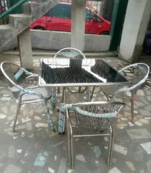 Set of Table and Four Chairs