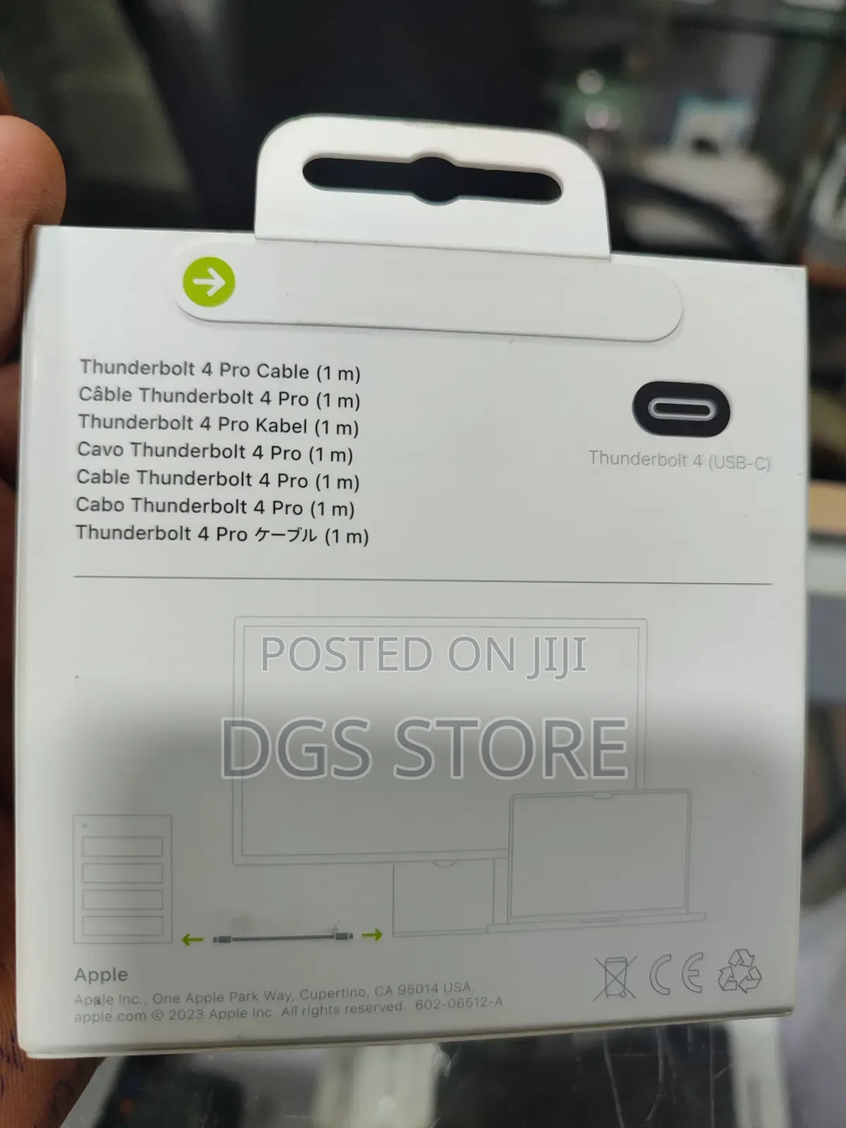 Apple Thunderbolt 4 Pro Cable 1m