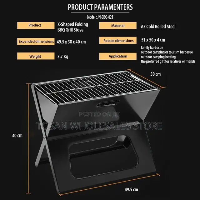 Foldable Barbeque Grill