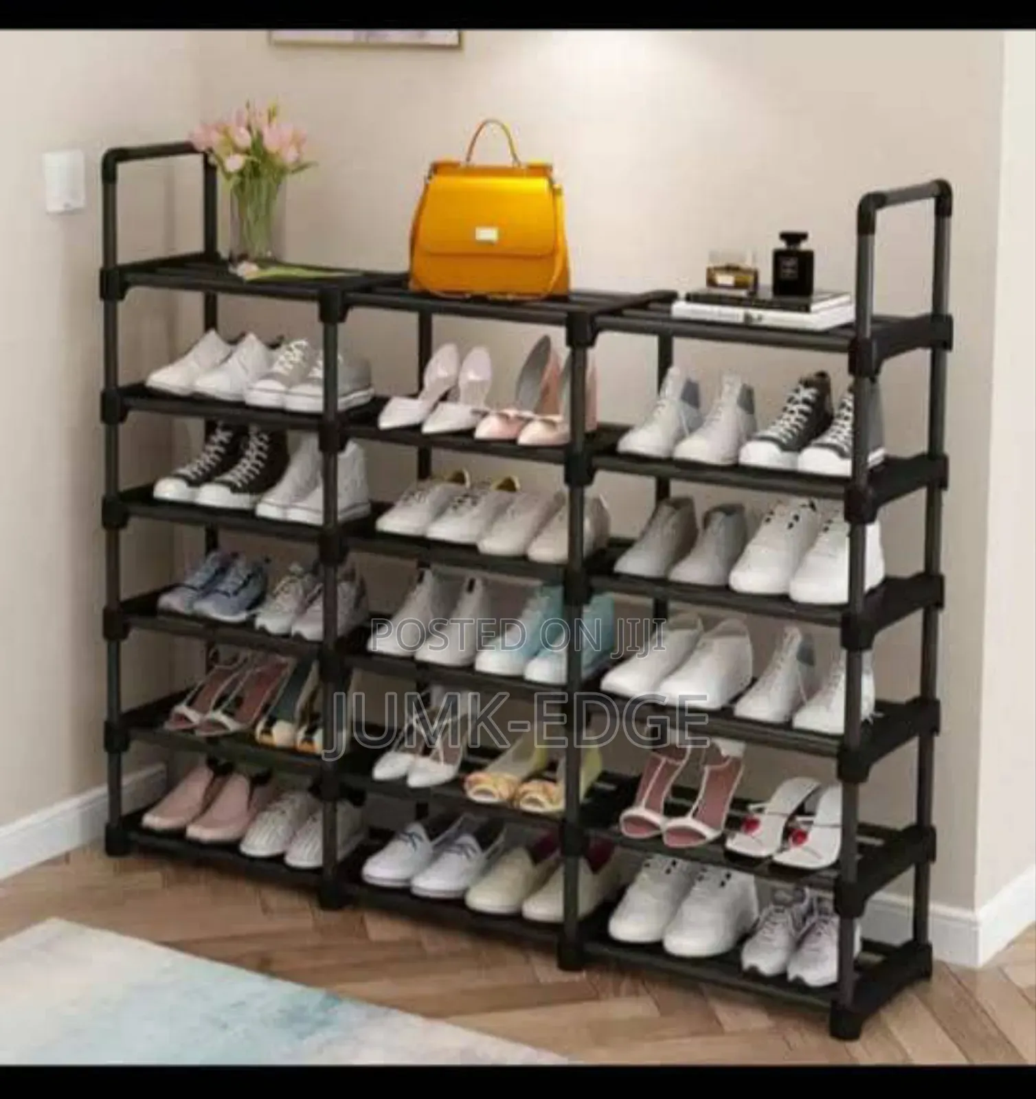 Three Column Shoe Rack