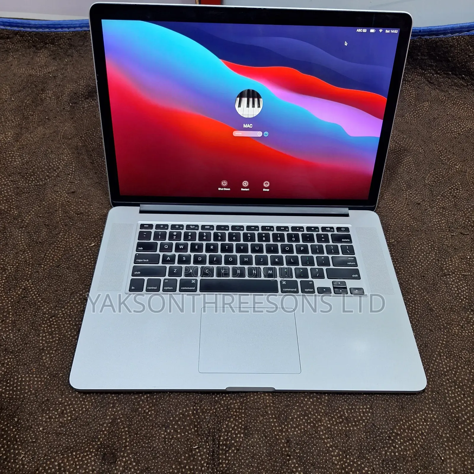 Laptop Apple MacBook Pro 2014 16GB Intel Core i7 SSD 256GB