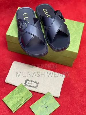 Gucci Leather Slipers 40-46