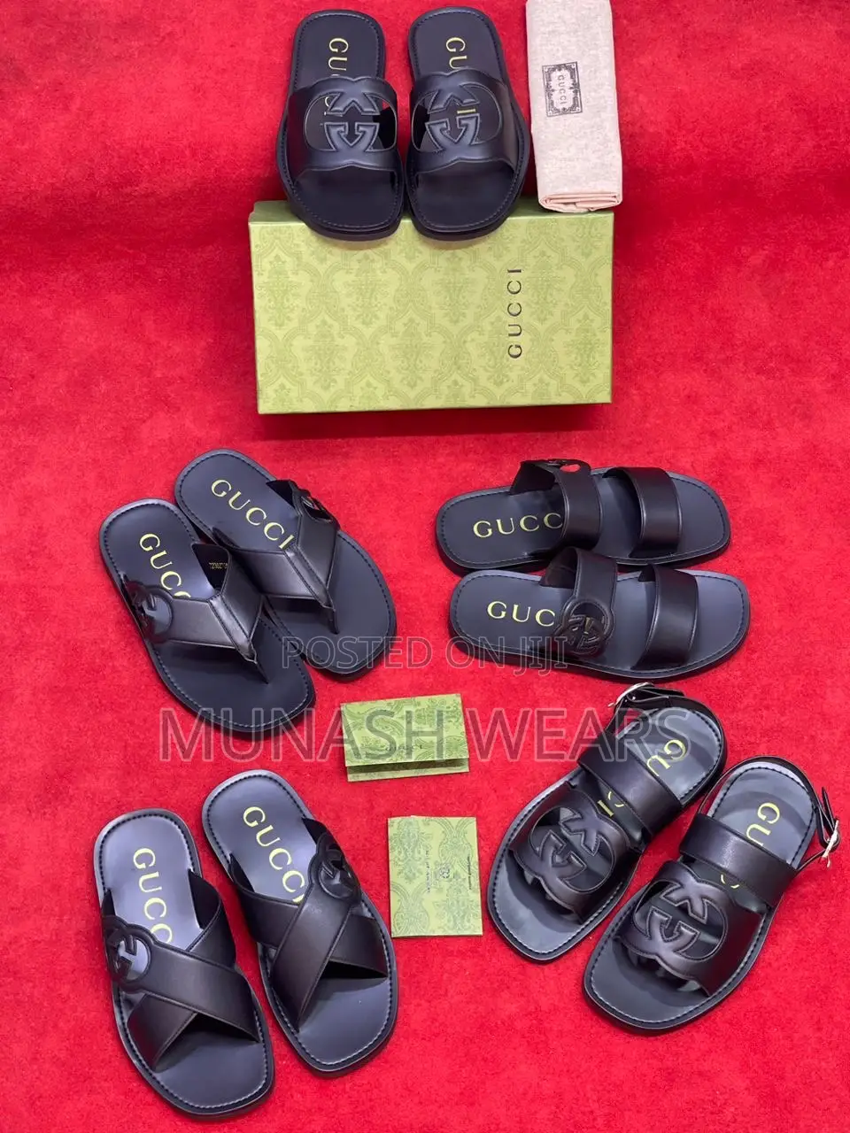 Gucci Leather Slipers 40-46