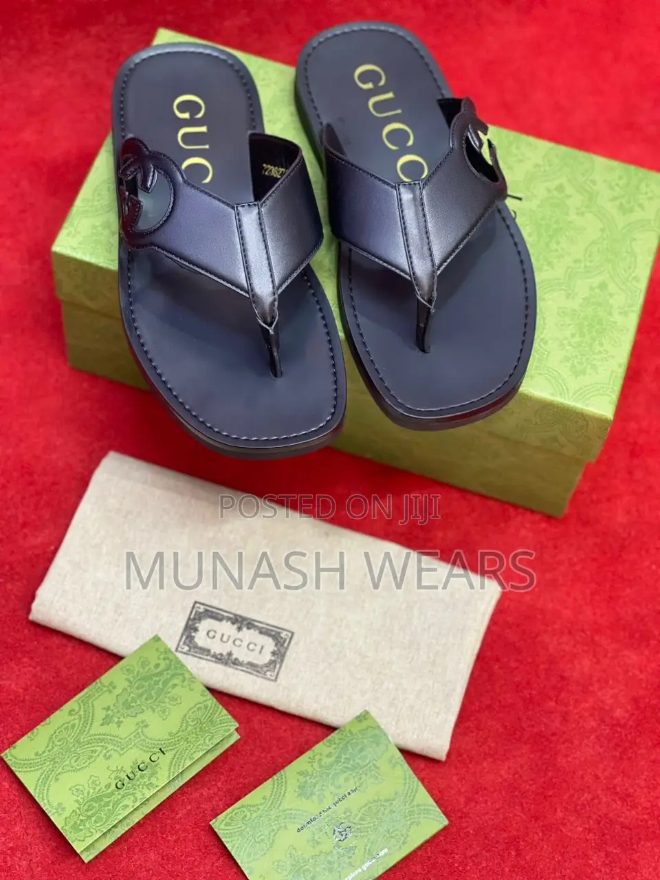 Gucci Leather Slipers 40-46