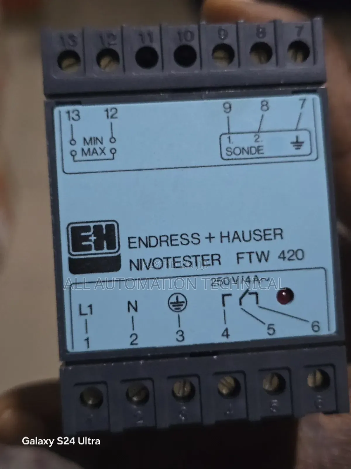 FTW 420 NIVOTESTER | Endress | Transmitter Level Limit