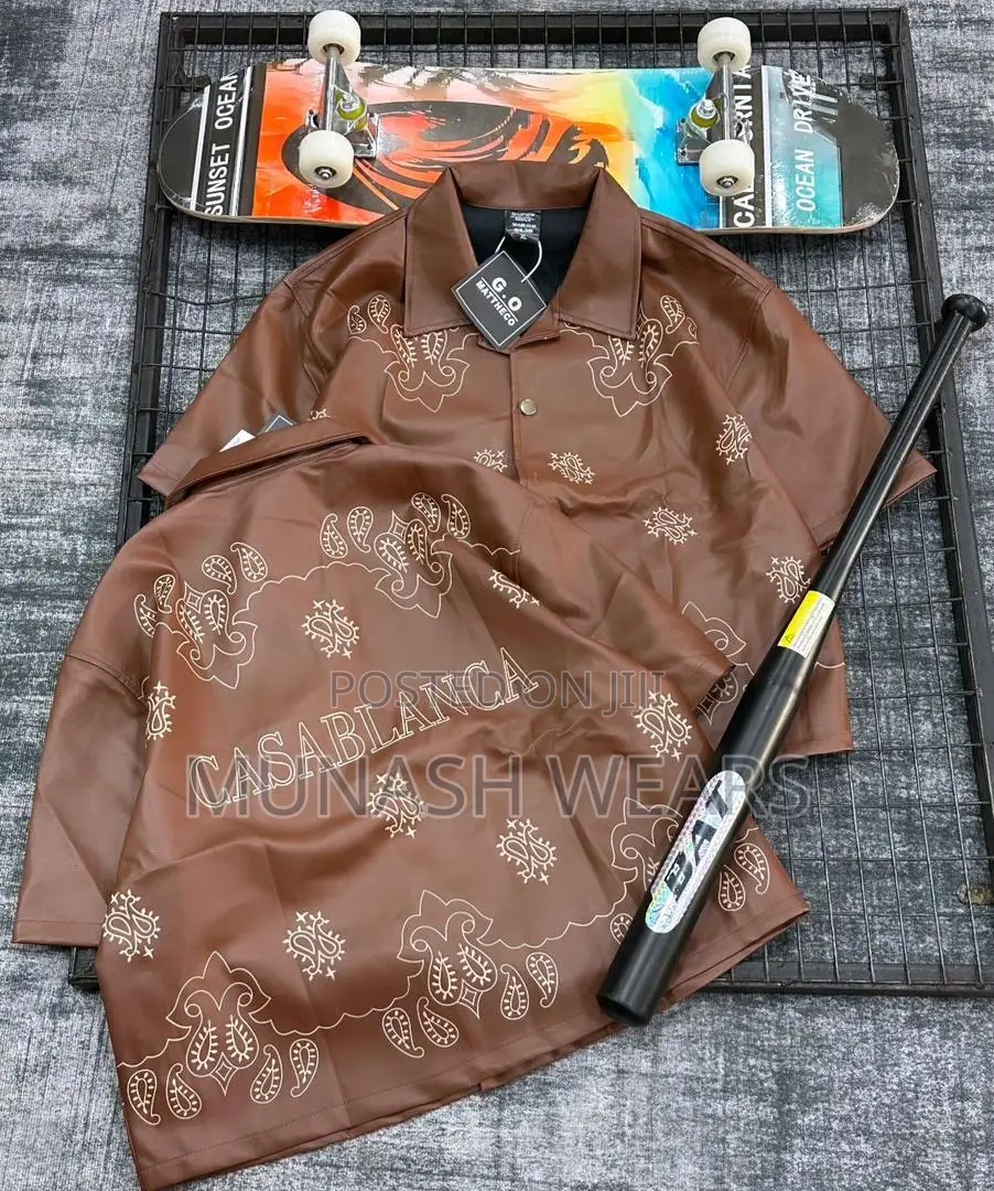 Luxury Leather Shirt