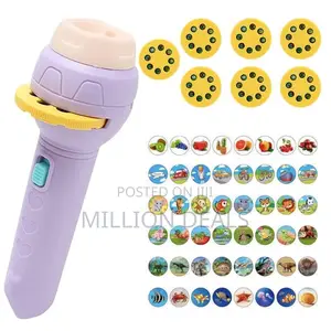 Unique Flashlight Mini Projector for Kids Toy