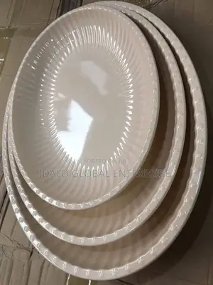 Oval-Shaped Trays - 3pcs