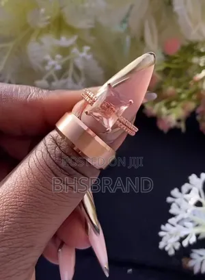 Photo - Zirconia Plated Couple Wedding Rings