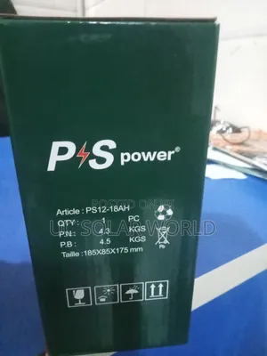 Ps Power 18ah 12v Gel Battery