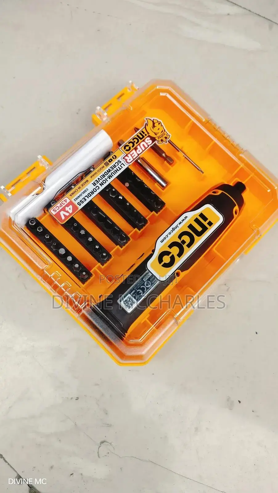 Ingco CSDLI0403 Li-Ion Cordless Screwdriver