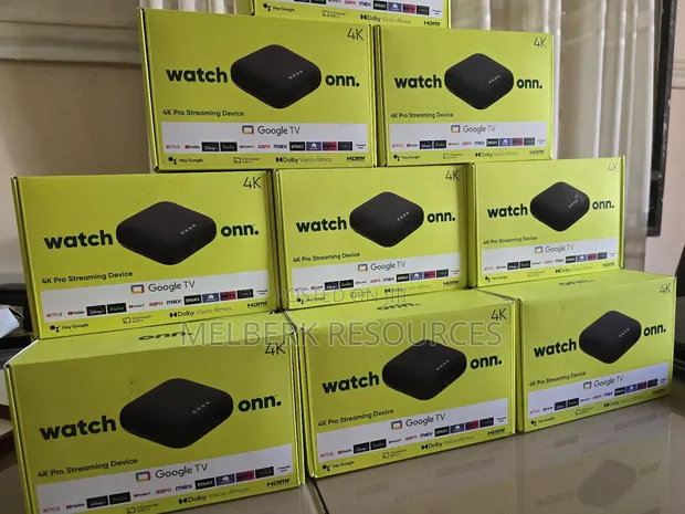 Onn by Walmart Google TV Box Pro (New, 2024), UHD for sale