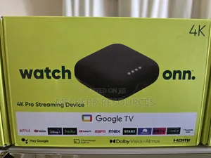 Onn by Walmart Google TV Box Pro (New, 2024), UHD